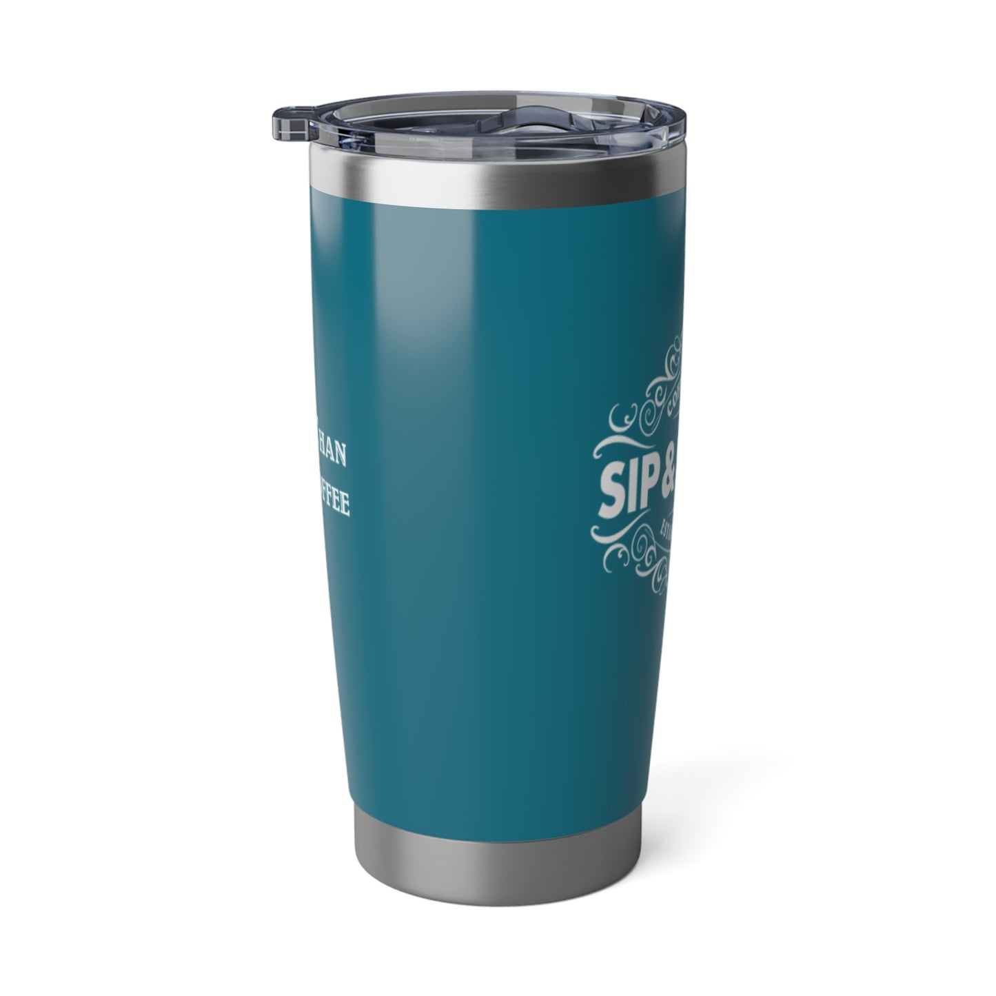 Teal Sip & Savor 20oz Travel Mug for Coffee Lovers