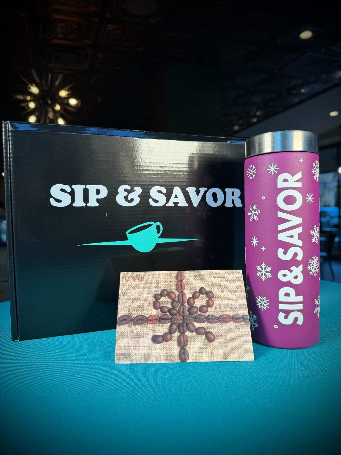 Sip Bundle #3 - Snowflake Tumbler w/$25 gift card
