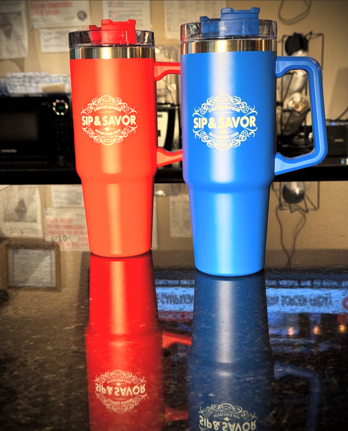 Sip Bundle #2 - Hippo Tumbler w/pound of coffee