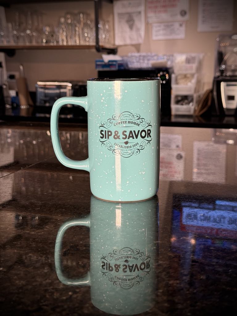 Sip Bundle #5 - Mug w/$25 gift card and pound of coffee
