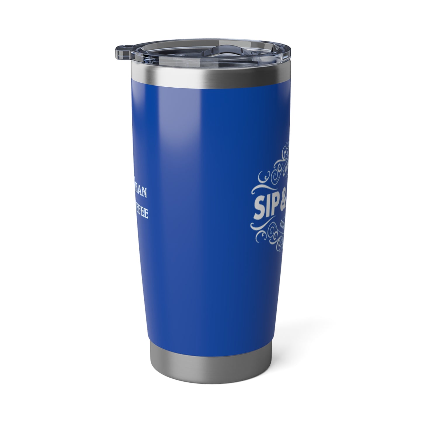 Royal Blue Sip & Savor 20oz Travel Mug for Coffee Lovers