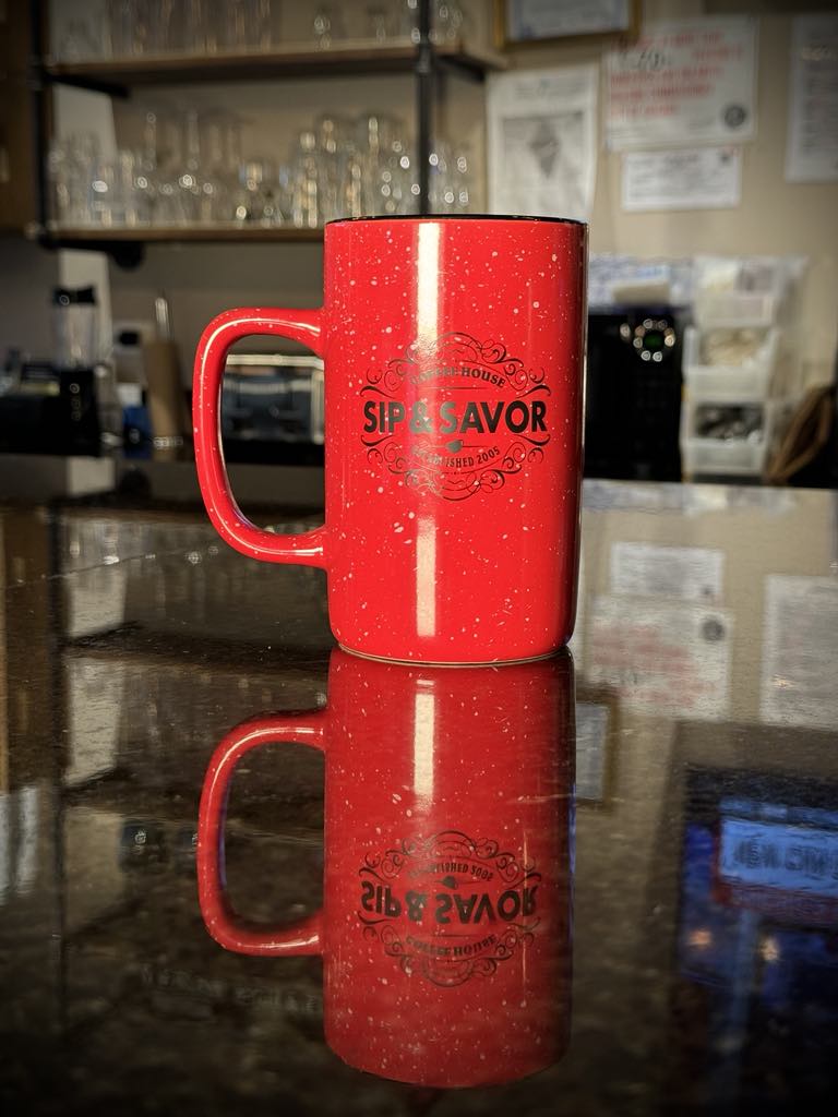 Sip Bundle #5 -  Mug w/$25 gift card and pound of coffee